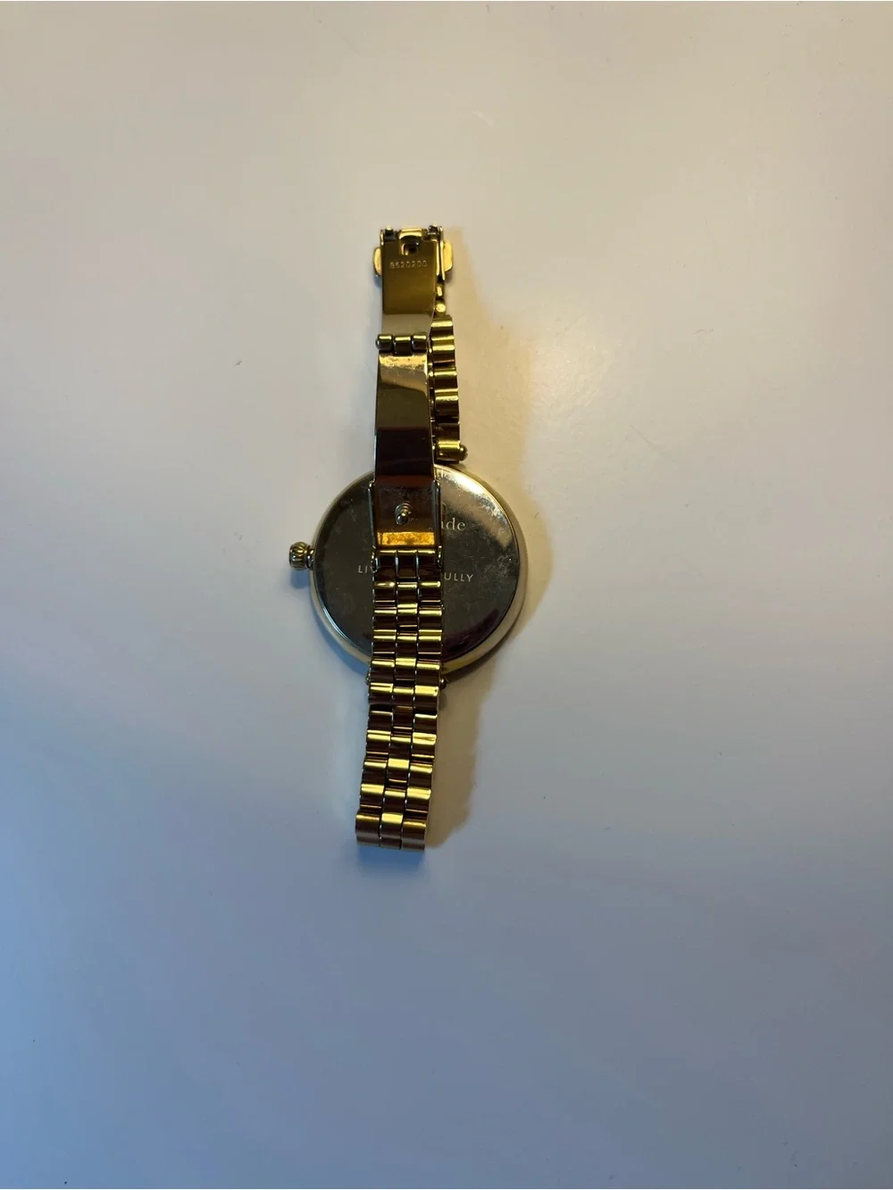 Kate Spade Gold-Tone Round Dial Women's Bracelet Watch